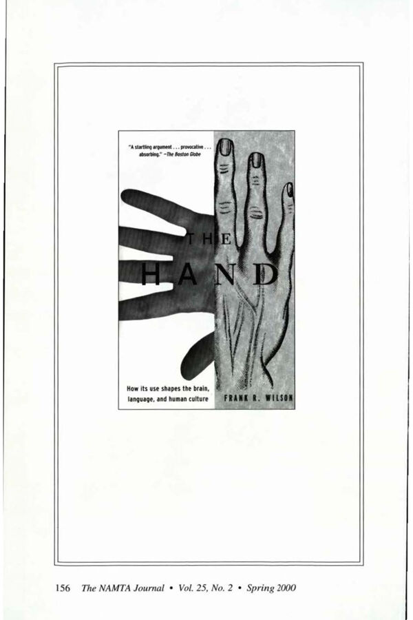 NAMTA Journal 25/2 11 The Hand-Thought-Language Nexus