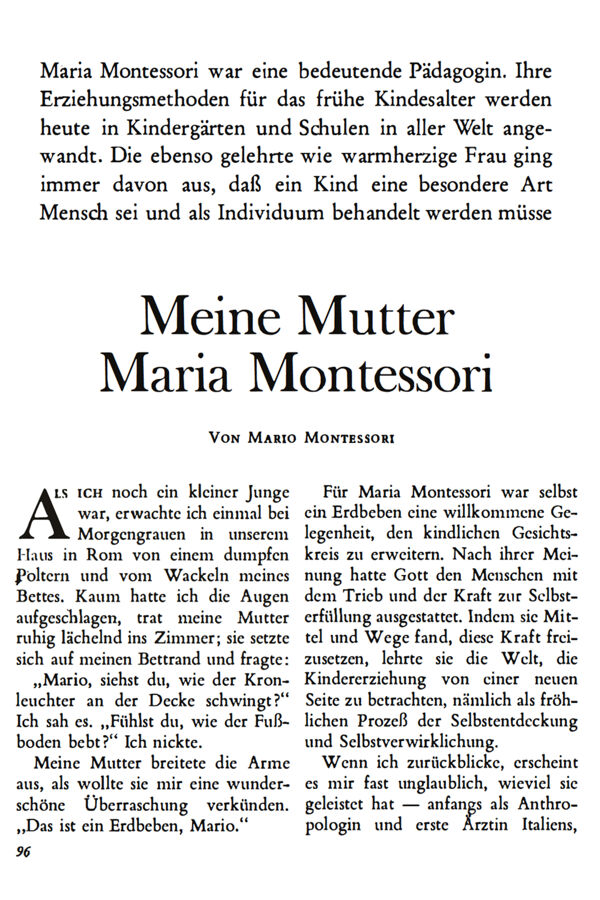 Readers Digest Montessori Article 1965 German