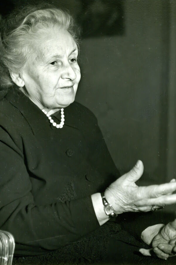 Maria Montessori, 1950, Sweden