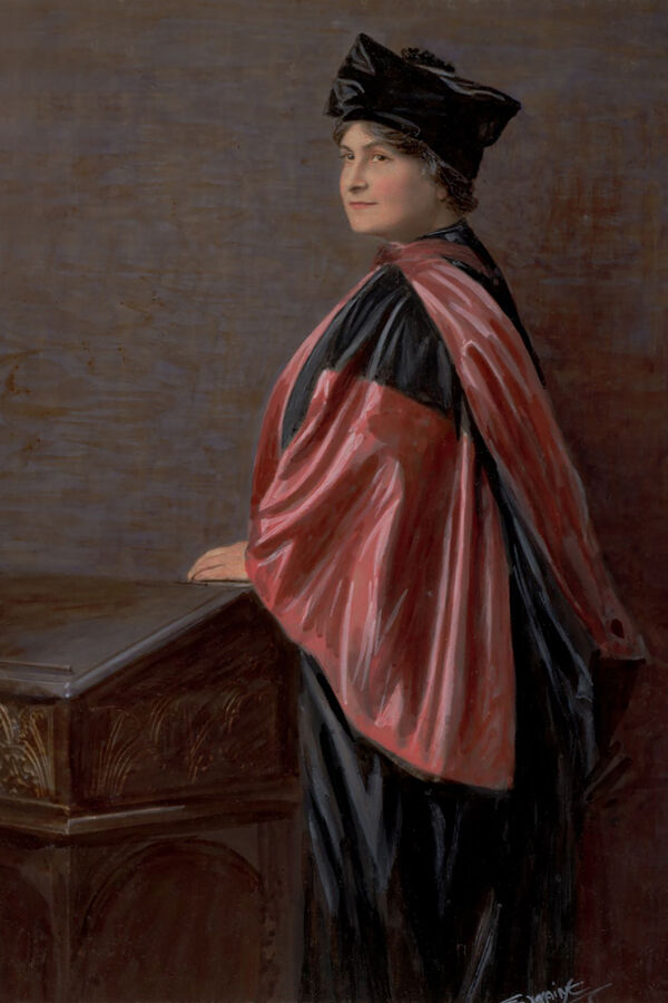 Portrait of Maria Montessori, 1923, Durham