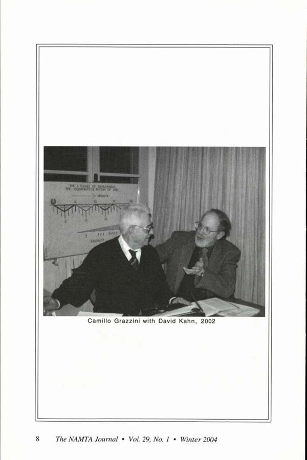 NAMTA Journal 29/1 03 An Interview with Camillo Grazzini: Celebrating Fifty years of Montessori Work