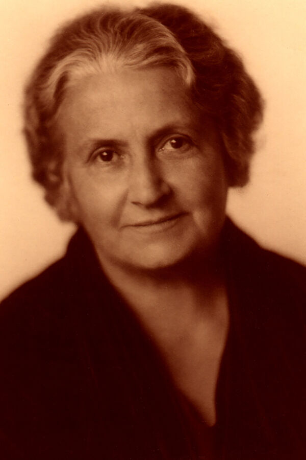 Maria Montessori, 1930, Vienna, Portrait Coloured