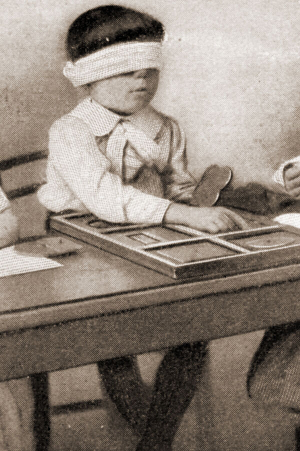 Children with Early Montessori Materials, Italy