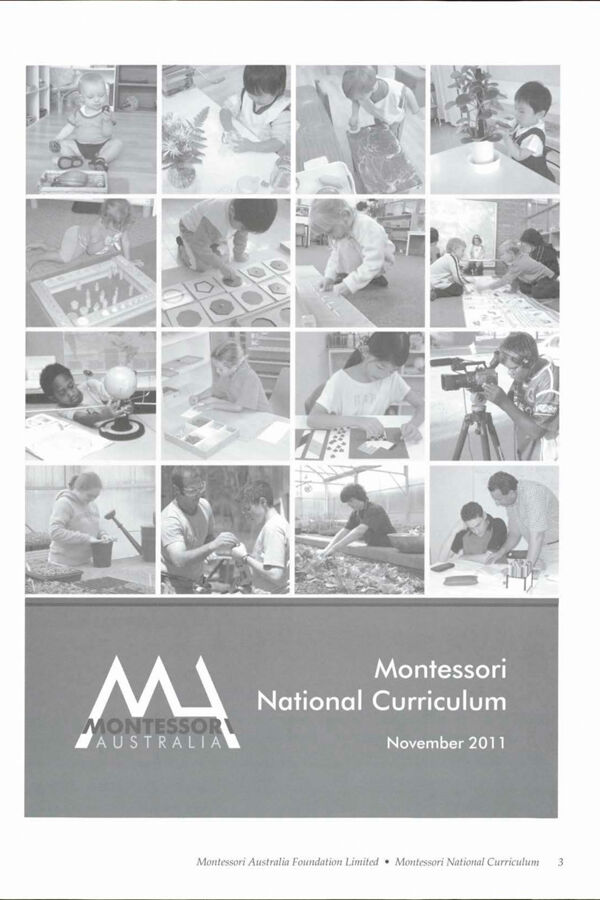 NAMTA Journal 37/1 02 A Montessori National Curriculum