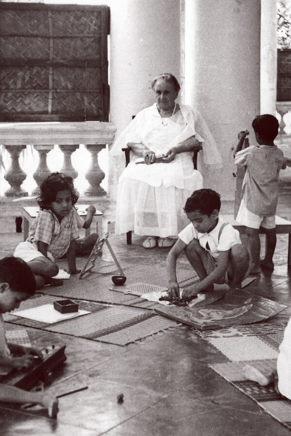 Maria Montessori Observing in School in India