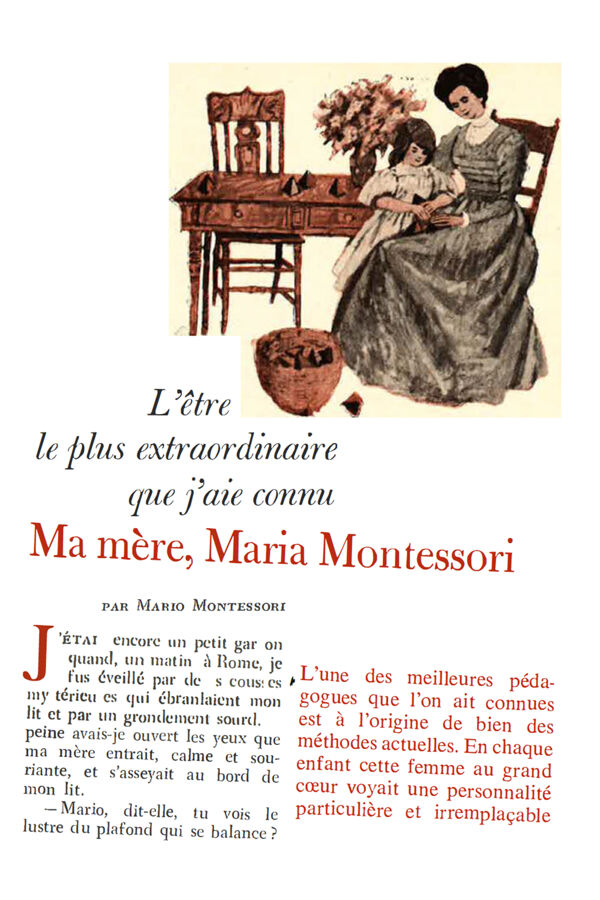 Readers Digest Montessori Article 1965 French