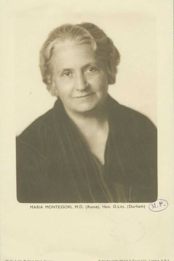 Maria Montessori, 1930, Vienna, Philip & Tacey
