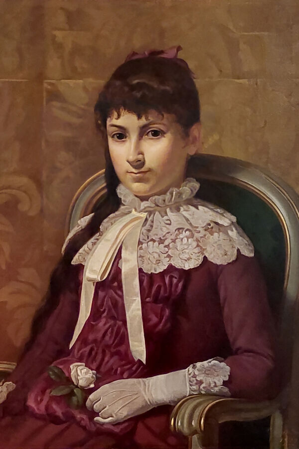 Painting of Maria Montessori Aged Thirteen