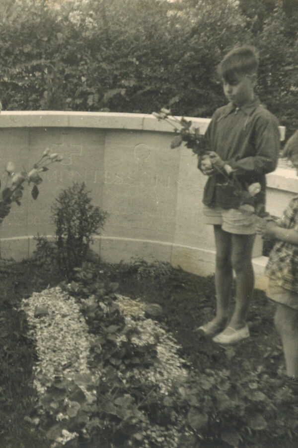 Maria Montessori's Grave, 1952