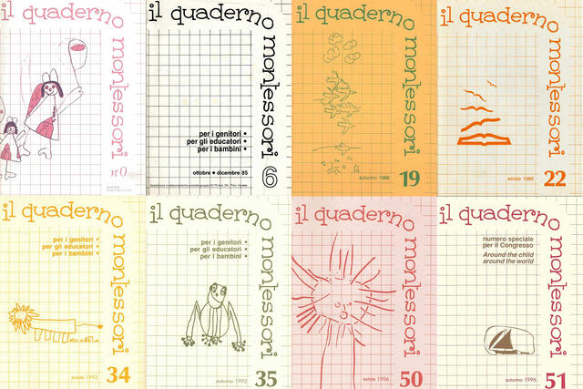 Covers from Il Quaderno Montessori