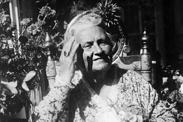 Maria Montessori, 1938, Laren