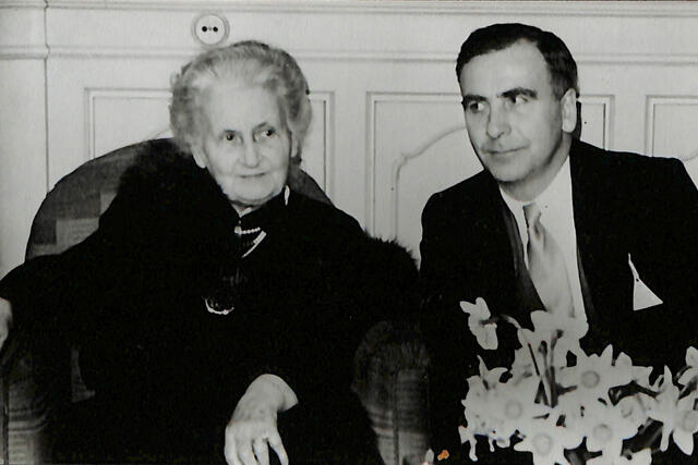 Maria Montessori, 1952, Frankfurt