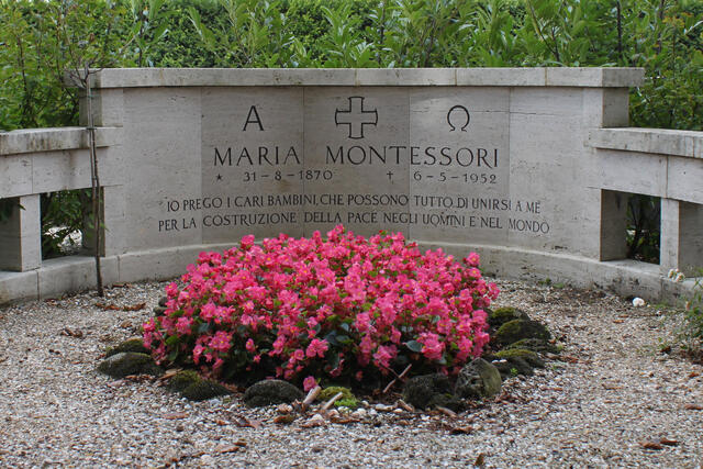 Maria Montessori's Grave