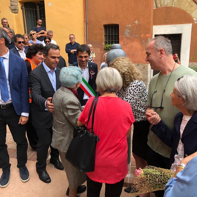 Inauguration Ceremony of the Maria Montessori Statue, Perugia, Italy