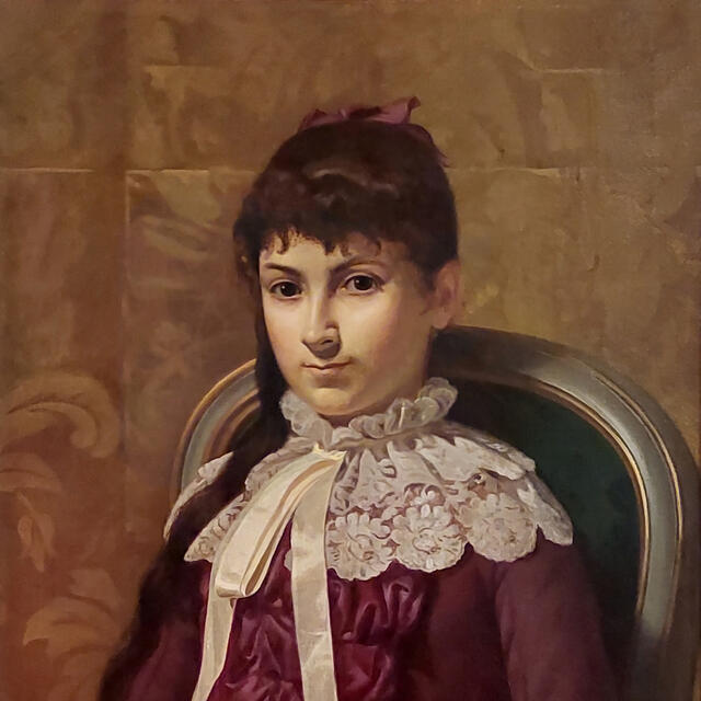 Painting of Maria Montessori 1883 at age 13