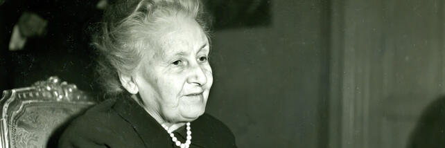 Maria Montessori, 1950, Sweden