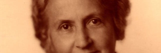 Maria Montessori photograph used for BBC promo